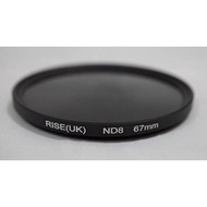 67mm ND 8 - Rise UK Neutral Density ND8 Filter 67 mm