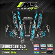 Decal Sticker Striping Variation Transparent Uv Aerox Old NVX Aerox Lama Aerox 155 2016-2019 Aerox V