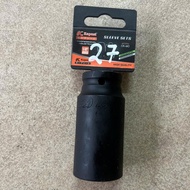 Đầu Tuýp 1/2 DÀI ĐEN Cỡ to ( 34 36 38 41mm ). (Dài 78MM) KAPUSI K-5566. Thép Cr-Mo tuýp đen đầu khẩ