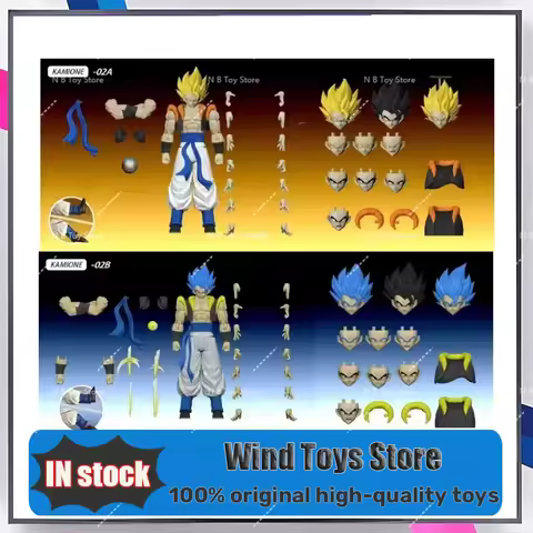 New Tonsenarttoys Kamione Dragon Ball Z SHF Super Saiyan SSJ SSJ2 Gogeta Son Goku Trunks Anime Actio