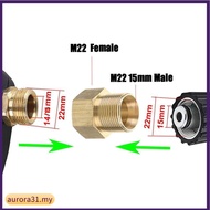 【AUROA】High pressure water pipe connector internal thread M22 to external thread M22-15