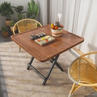 Tea Table Foldable Living Room Home Table Outdoor Balcony Small Tea Table Modern Simple Small Square Table Hand Rub Mahj