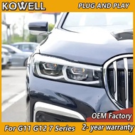 Car Styling for BMW G11 Headlight 2016-2019 BMW 7 Series Head Light G12 Headlamp DRL Turn Signal Low