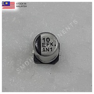 3PCS Japanese-Grade 10uF 25V 105°C, SMD Capacitor, 4mm x 5mm