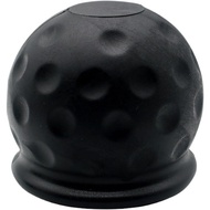 Front Bumper Tow Hook Cover Universal 50mm Tow Bar Ball Cover Cap Rubber Ball Hood Trailer Hitch Tow