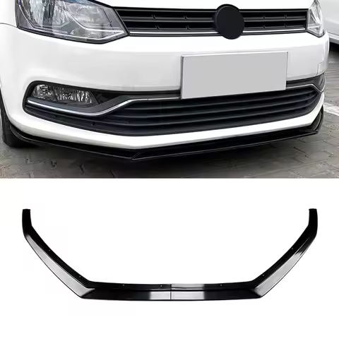 Car Front Bumper Lip Spoiler Diffuser Splitters Body Kit Aprons Cover Guard Trim For Volkswagen Polo