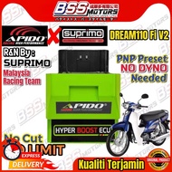 EX5110 Fi V2 Apido X Suprimo Racing Hyper Boost ECU PNP No Dyno No Cut OFF Top Speed Powered By Supr