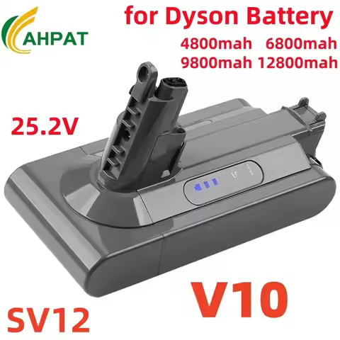 for Dyson V10 12800mAh 25.2V battery For Dyson SV12 Battery Absolute Animal Li-ion Vacuum Cleaner Re