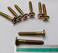 (10 Pcs) M6x40 Baut JCBC 4cm Antik Furniture Dipan Lemari Meja