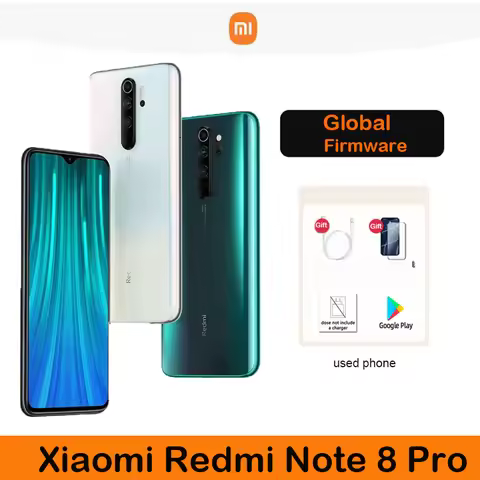 Global firmware Xiaomi Redmi Note 8 Pro smartphone Smartphone Helio G90T 4500mAh 64MP 6G+128G 8+128G