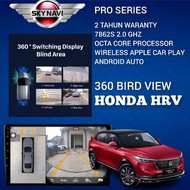 HONDA HRV 2019-2021 2022-2024 CAR ANDROID PLAYER WITH 360 BIRD VIEW CAMERA