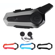 Motorcycle Bluetooth Helmet Intercom Universal Interphone Headset with Noise Reduction 3 Color Frame