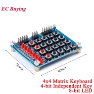 EC Purchase 4x4 Keyboard Matrix 4 * 4 Keyboard Array Module Button Button Film Switch with LED MCU C