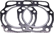 IEQFUE 2PCS Cylinder Head Gasket 11004-2107 Compatible with Kawasaki FD620D FD661D SAO3 KAF620 JD Mo