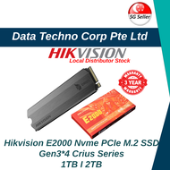 Hikvision Crius Series E2000 PCIe Gen 3x4 2280 NvMe M.2 SSD