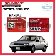 TOYOTA COROLLA EE80 12V MANUAL SCHMACO ENGINE MOUNTING KIT SET (4PCS IN 1 SET) - 1 YEAR WARRANTY