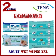 ★BUNDLE SET★ Adcare XXL Adult Wipes / TENA Adult Wipes / Everfresh Adult Diapers Wipes