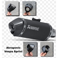 Akrapovic exhaust cover for Vespa Sprint