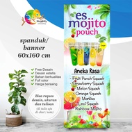 Spanduk Banner Berdiri Minuman Mojito Moctail