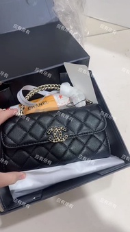 小香家23P Kelly黑色 交叉手柄對版 長款19cm可放物品