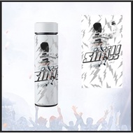 CR7 thermos water bottle (model 1) with stainless steel core, can be printed on request anime/game/m