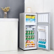 Refrigerator Freeze Storage Double Door Mini Dormitory Rental Household Energy Saving丨Peti Sejuk丨Freezing Refrigerator