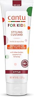 Cantu Care for Kids Sulfate-Free Styling Custard with Shea Butter, 8 fl oz (Packaging May Vary)
