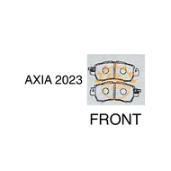 1 SET FRONT BRAKE PAD FOR PERODUA AXIA D74A D95B 2023