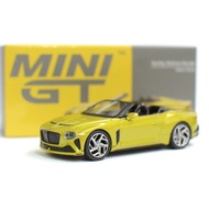 MINI GT 1/64 #406 BENTLEY MULLINER BACALAR YELLOW FLAME