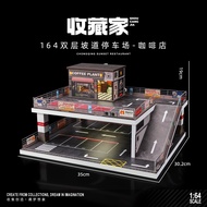 โมเดลจอดรถขนาดเล็ก DIY 1:64