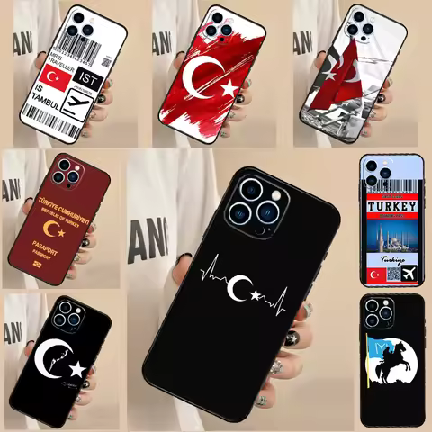 Turkey Flag Case For Xiaomi 15T 14T 13T 15 Ultra 17 Pro Max POCO F8 Ultra F5 F6 F7 X5 X6 X7 X8 Pro C