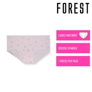 Forest Seluar Dalam Perempuan | (1 Pcs) Forest Ladies Viscose Spandex Midi Penties Underwear Assorte
