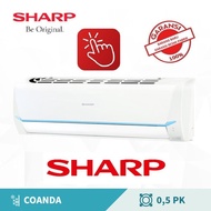 Sharp Ac 1/2 Pk Ah-A5Say - Jetstream Series R32 + Pasang Pipa 5M -