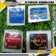 Amd Logo Emblem Sticker,CORE I7.Ryzen.intel Cool And Quality Emblem Stickers