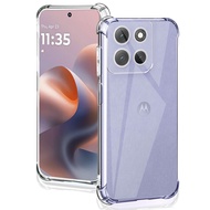 For Moto G96 G56 G86 Power 5G Case Clear Shockproof Airbag Silicone Soft TPU Phone Case for Motorola
