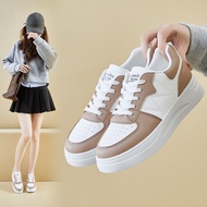 Spring 2025 White Thick-Soled Heightening Sneakers - Ideal for Students | CY6601