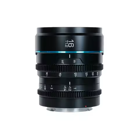 Sirui Night Walker 16mm T1.2 S35 Cine Lens Manual Focus Prime Wide Angle Cine Lens for Sony ZVE-10 F