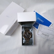 二手seiko精工Lukia三眼太陽能電波錶 seiko錶 seiko手錶