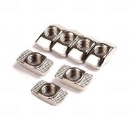 10 swivel T-shaped nuts for 3030 EU aluminum profiles