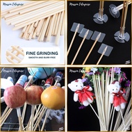 30cm 45cm 49.5cm Bamboo Stick Lidi Satay Bambu BBQ STICK Satay Stick 包花用具竹签 烧烤竹签