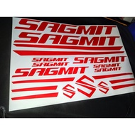 ♞,♘SAGMIT Sticker Decal Vinyl Bike Frame for Mountain Bike, Road Bike, Fixie