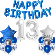 (SG Seller) 13th Birthday Decorations, 13th Birthday, 13 Years Old, 13th Birthday Balloon