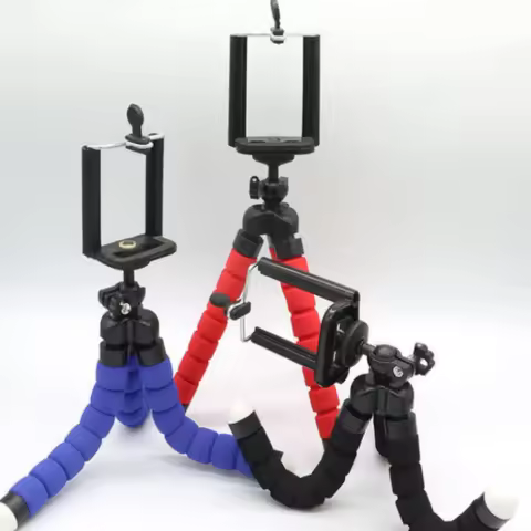 RP01-D Octopus Tripod For Phone Mobile Camera Holder Clip Smartphone Monopod Tripe Stand Octopus Min