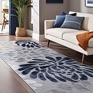 Luul Home Floral Indoor Outdoor Runner Rugs 2x7 Entryway Rug, Kitchen, Hallway Rug Washable Stain Re