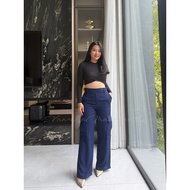 [VM] - 9090 Twill Cargo Pants/ Casual Pants Pants Wanita
