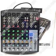 HITAM Mixer SOUNDCRAFT Efx 8/4 USB 8channel Audio Mixer SOUNDCRAFT efx8/4 Black Good