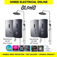 Alpha IM9E Plus Rainshower Non Pump Instant Water Heater | Alpha IM9EP Plus Rainshower AC Pump Instant Water Heater