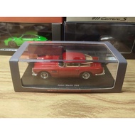 Spark 1/43 Resin Car Model Aston Martin Aston Martin db4 Red Matching Brown Interior Aston Martin DB