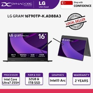 LG GRAM 16T90TP-K.AD88A3 (Intel® Core™ Ultra7 255H/ 32GB/ 1TB SSD/ 16” OLED touch/ Intel Arc)