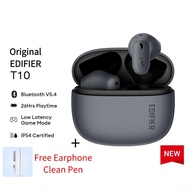 【ฟรีทำความสะอาดปากกา】 Edifier T10บลูทูธ V5.4โทร AI ไม่มีเสียงรบกวนรองรับการชาร์จที่รวดเร็วหูฟังเอียร